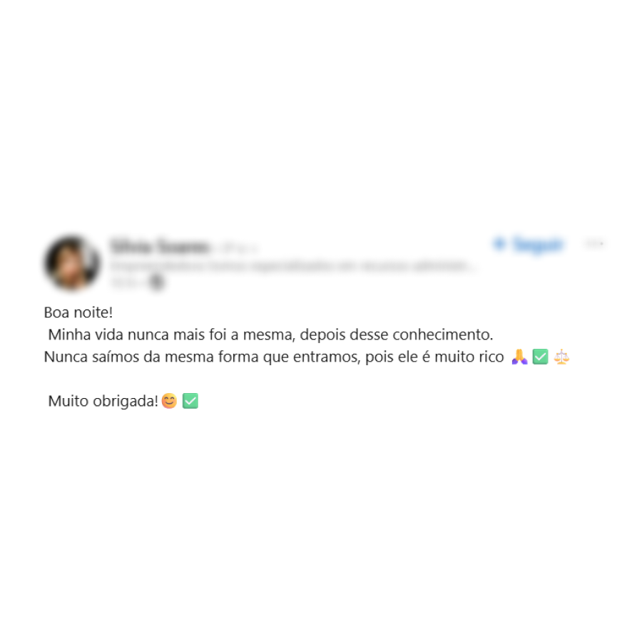 Depoimento: participante diz que sua vida profissional nunca mais foi a mesma depois do workshop